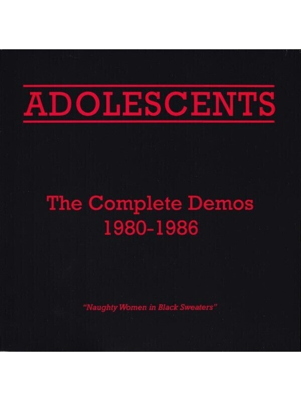 ADOLESCENTS - SELF TITLED LP COLOR VINYL RECORD punk rock rikk agnew black flag